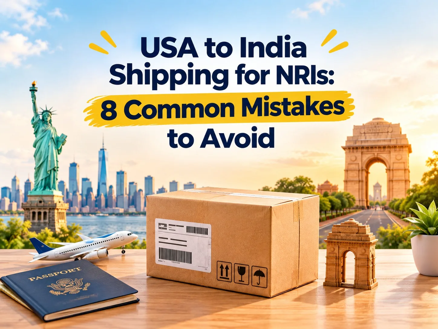 This is better than the current text if your featured image actually shows packed cartons. The PDF focuses on USA-to-India pa
